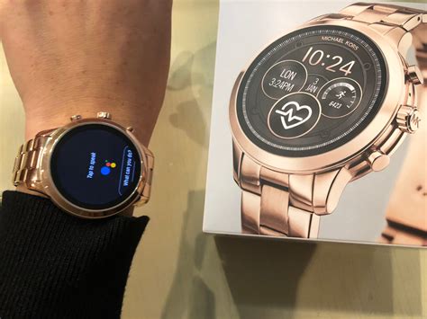 new michael kors smart watch|michael kors smart watch instructions.